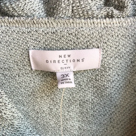 New Directions Cowl Neck Long Sleeve Sweater - Picture 2 of 8